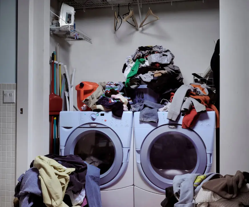 How to organize a messy laundry room